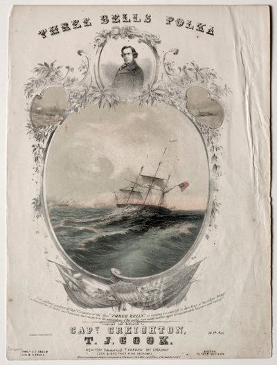 Drei Glocken Polka, 1854 von Unbekannt