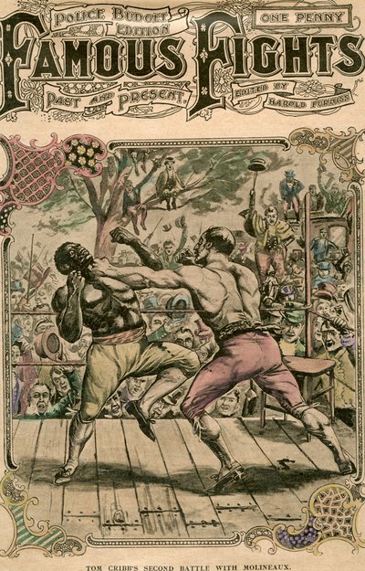 Tom Cribbs zweiter Kampf mit Molineaux, 1811 spätes 19. oder frühes 20. Jahrhundert von Unbekannt