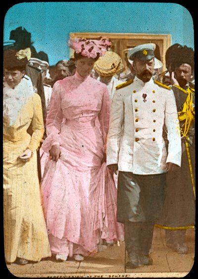 Zar Nikolaus II. von Russland und Zarin Alexandra, ca. 1894-ca. 1917 von Unbekannt