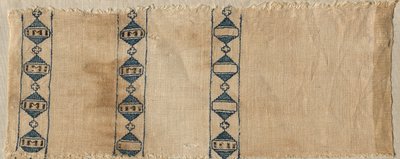 Zwei Fragmente eines Schals oder Kopfschmucks, 1300er von Unbekannt