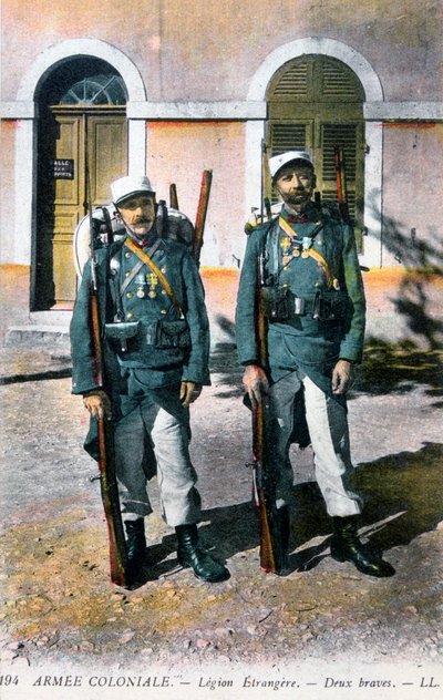 Zwei Fremdenlegionäre, 20. Jahrhundert von Unbekannt