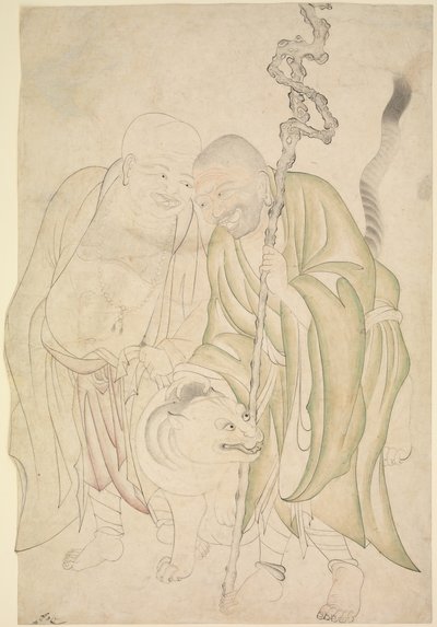 Zwei Lohans, ca. 1480 von Unbekannt