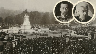 Enthüllung des Victoria-Denkmals, London, 16. Mai 1911 von Unbekannt