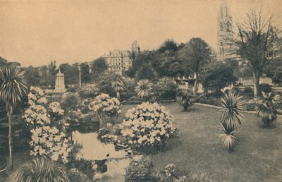 Obere Lustgärten zur Rhododendronzeit, 1929 von Unbekannt