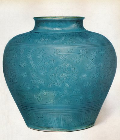Vase mit eiförmigem Körper und kurzem Hals, 16. Jahrhundert, 1936 von Unbekannt