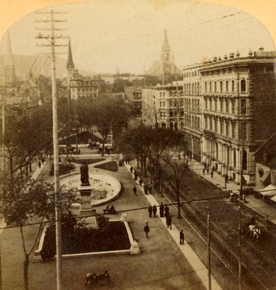 Victoria Square, Montreal, Kanada, 1904 von Unbekannt
