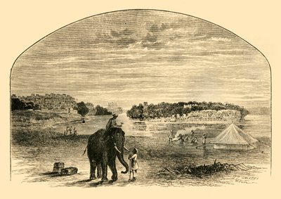 Blick auf den Indus von Unbekannt