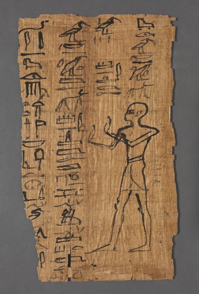 Vignette aus dem Totenbuch des Bakenmut, 1000-900 v. Chr. von Unbekannt