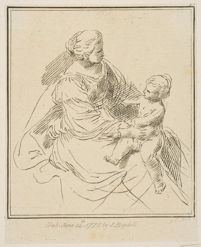 Jungfrau und Kind, 1775 von Unbekannt