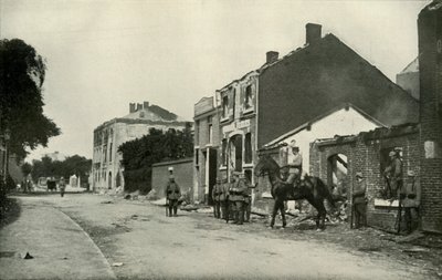 Visé in den Händen der Deutschen, 1919 von Unbekannt