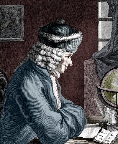 Voltaire, französischer Autor, Dramatiker, Satiriker und Schriftsteller des 18. Jahrhunderts von Unbekannt