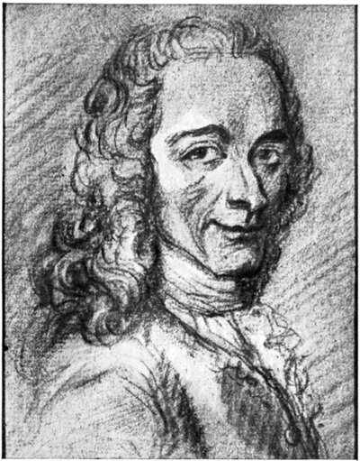 Voltaire, französischer Aufklärer, Essayist, Deist und Philosoph, 18. Jahrhundert von Unbekannt