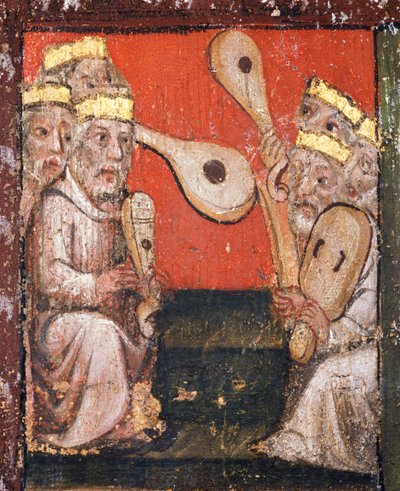 Wandmalerei im Kapitelsaal, Westminster Abbey, London von Unbekannt