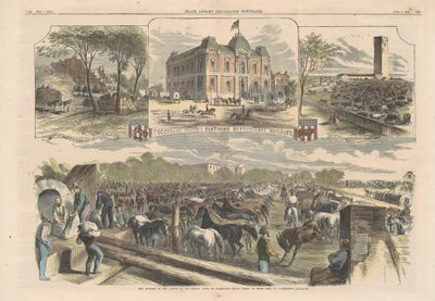 Kriegsskizzen in der Hauptstadt, 1862 von Unbekannt