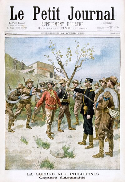 Krieg auf den Philippinen, Gefangennahme von Aguinaldo, 1901 von Unbekannt