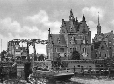 Wo Zar Peter als Schiffbauer arbeitete, Zaandam, Niederlande, ca. 1934 von Unbekannt