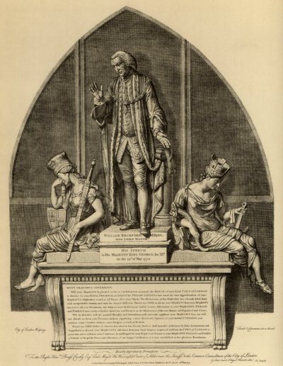 William Beckford und seine Rede an König George III, 1770 1886 von Unbekannt