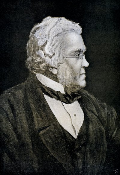 William Makepeace Thackeray, englischer Romanautor des 19. Jahrhunderts, 1911 von Unbekannt