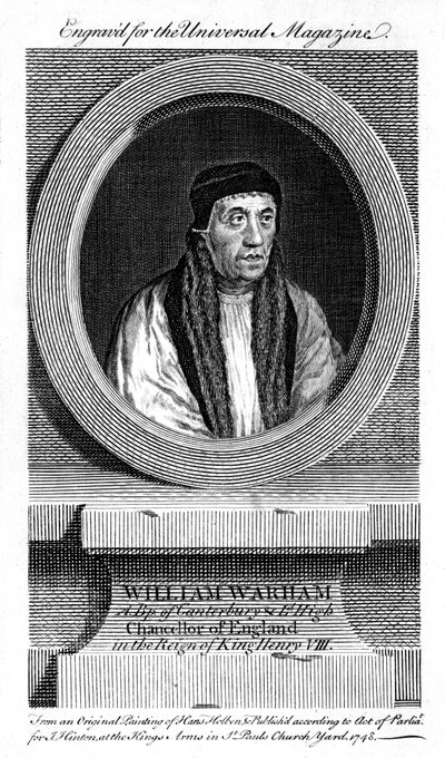William Warham, Erzbischof von Canterbury, 1748 von Unbekannt
