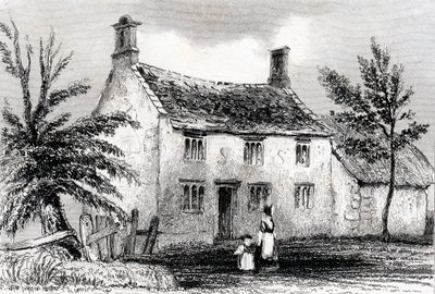 Woolsthorpe Manor, nahe Grantham, Lincolnshire, Geburtsort von Sir Isaac Newton von Unbekannt