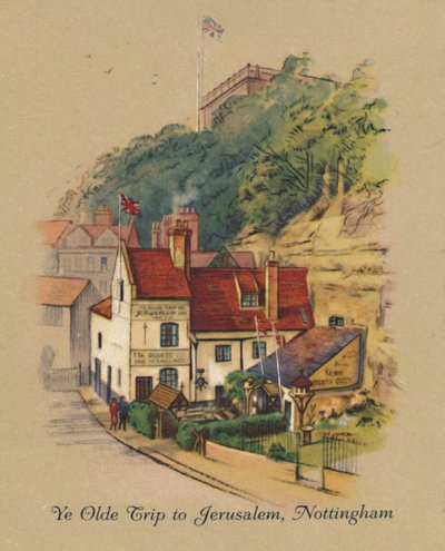 Ye Olde Trip to Jerusalem, Nottingham, 1939 von Unbekannt