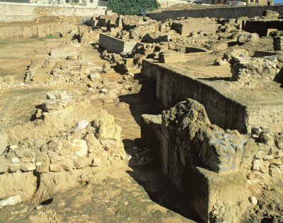 Archäologische Überreste der griechischen Kolonie, 6.-5. Jahrhundert v. Chr. von Unbekannt Unbekannt