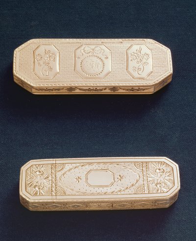 Silberne Zahnstocheretuis von Samuel Pemberton, Birmingham, 1791 von Unbekannt Unbekannt