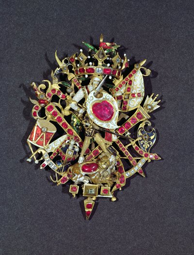 Das Naseby-Juwel, zur Erinnerung an die Schlacht von Naseby 1645 von Unbekannt Unbekannt