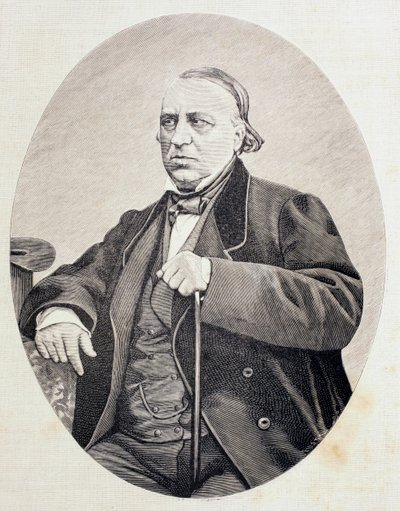Antonio Bergnes de las Casas (1801 - 1879), spanischer Gelehrter und Rektor der Universität Barcelona, aus 
