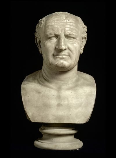 Büste des Kaisers Vespasian (Titus Flavius Vespasianus) (9-79) von Unbekannt