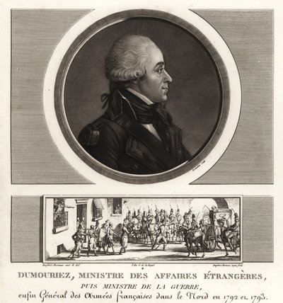 Charles-Francois du Perier Dumouriez, französischer General während der Französischen Revolutionskriege von Unbekannt