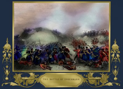 Krimkrieg: Schlacht von Inkermann von Unbekannter Künstler