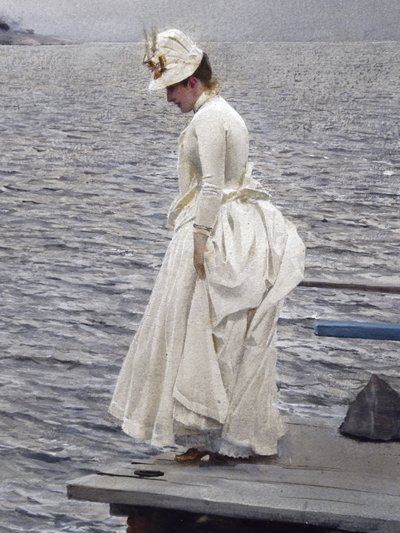 Detail von: Sommerferien (1886, Aquarell auf Papier). Stockholm, private Sammlung. Anders Zorn (1860-1920) von Unbekannter Künstler