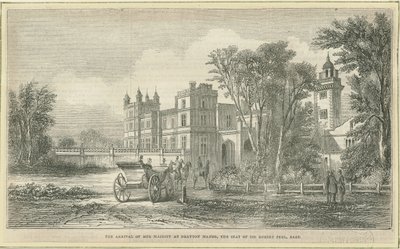 Drayton Bassett - "Drayton Manor": Holzschnitt, nd [?19. Jh.] von Unbekannt