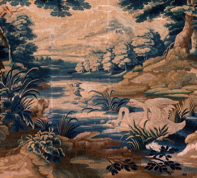 Flämischer Wandteppich. So genannte Verdure. Atelier von Oudenaarde. 340x451cm. Inv 00020. von Alec Hunter