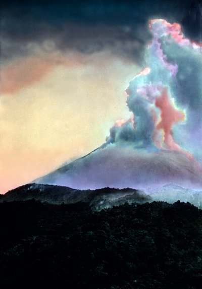Schwebende glühende Lava von Unbekannter Künstler