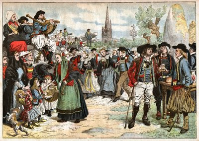 Folklore in der Bretagne von Nicolas Liez