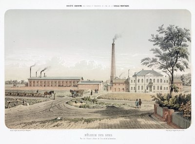 Allgemeine Industrieszenen Zinkwerke in Mülheim an der Ruhr, Deutschland von Unbekannt