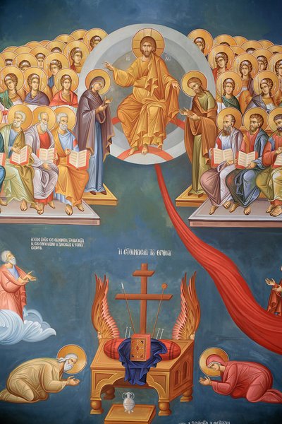 Griechisch-orthodoxe Ikone, Thessaloniki, Griechenland von Unbekannt