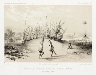 Kopfschmuck des Carajas-Indianers, Brasilien, ca. 1843-1847 von Unbekannt