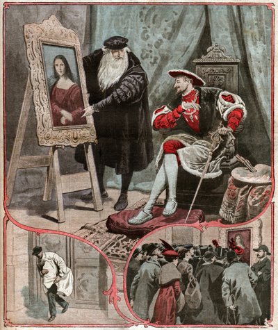 Geschichte der Mona Lisa von Unbekannt