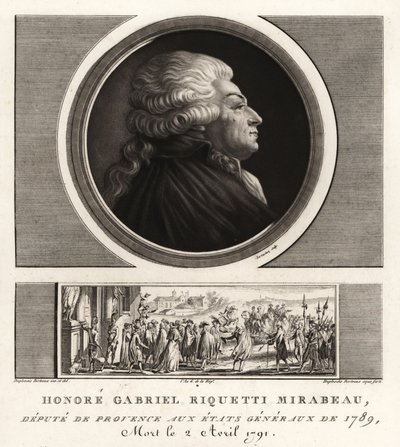 Honore Gabriel Riquetti, Graf von Mirabeau von Unbekannt