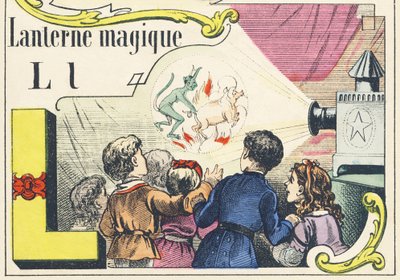 L: lanterne magique - Spiele Alphabet, ca. 1890 von Unbekannt
