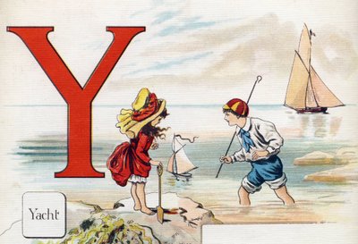 Buchstabe Y: Yacht (Illustration aus „ABC L