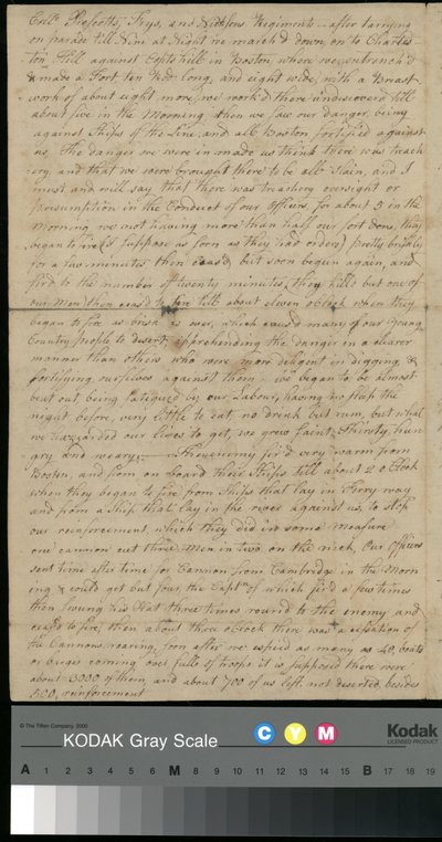 Brief von Peter Brown an Sarah Brown, 25. Juni 1775 (Papier) von Unbekannter Künstler