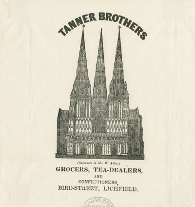 Lichfield Kathedrale - Westfront von Unbekannt