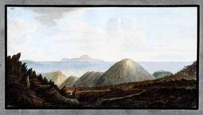 Kleine Berge unterhalb des Vesuvs, Königreich Neapel von Unbekannter Künstler