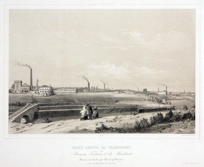Bergbau, Kohle Monceau Fontaine & du Martinet Coalmining Ltd, Belgien von Unbekannt