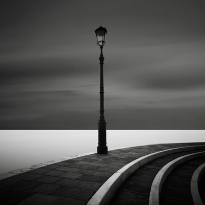 Mondlicht, Burano, Italien von Leopold Blonder