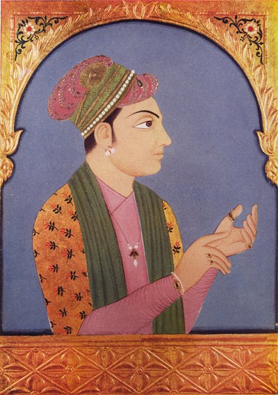 Muhammad Zafar Khan 18. Jahrhundert ; Muhammad Zafar Khan alias Safadar Khan Babi ; Sohn von Sher Khan Babi ; Junagadh ; Gujarat ; Indien von Unbekannter Künstler